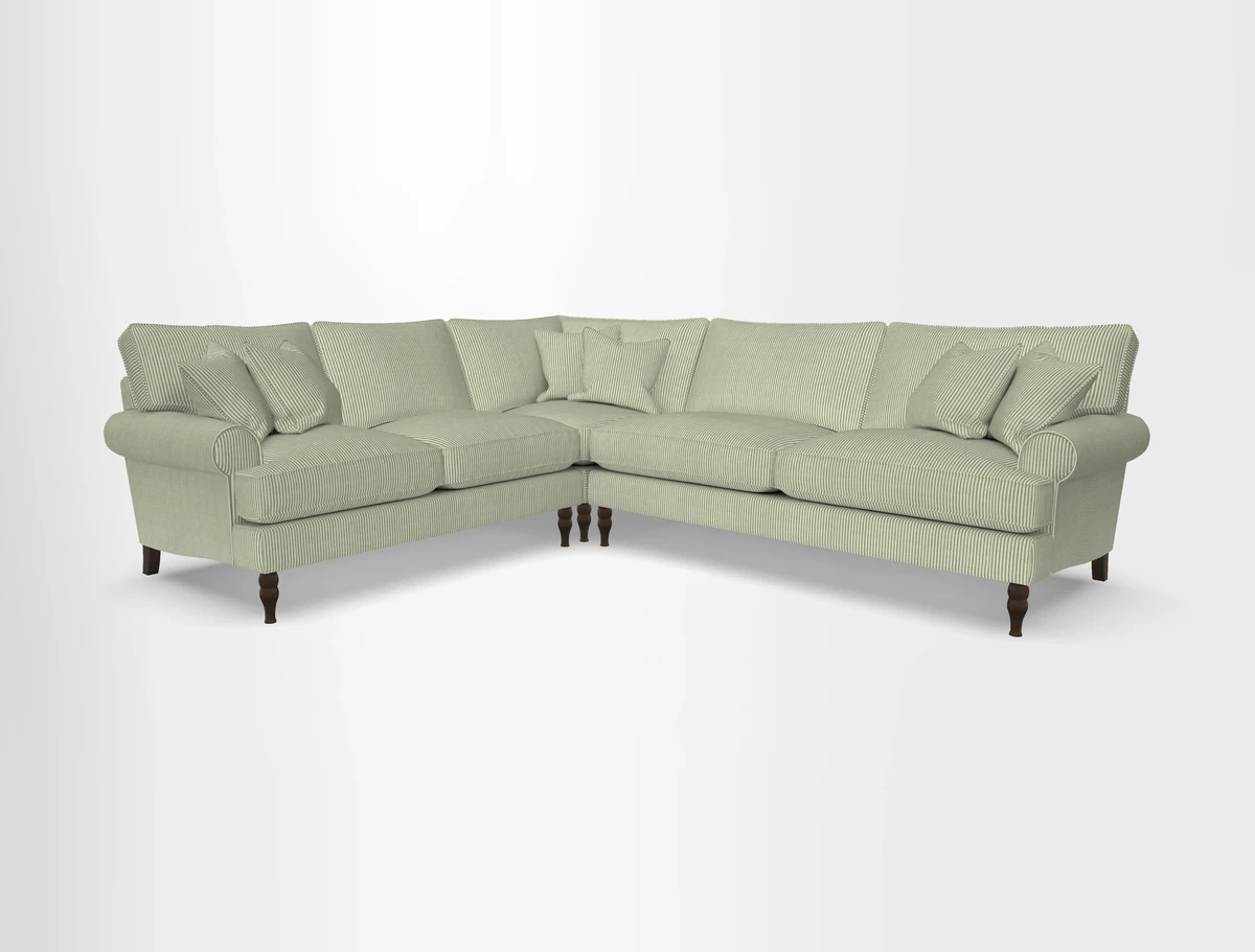 Cooksbridge corner sofa RHF in Cloth 21 Oak Leaf Beech