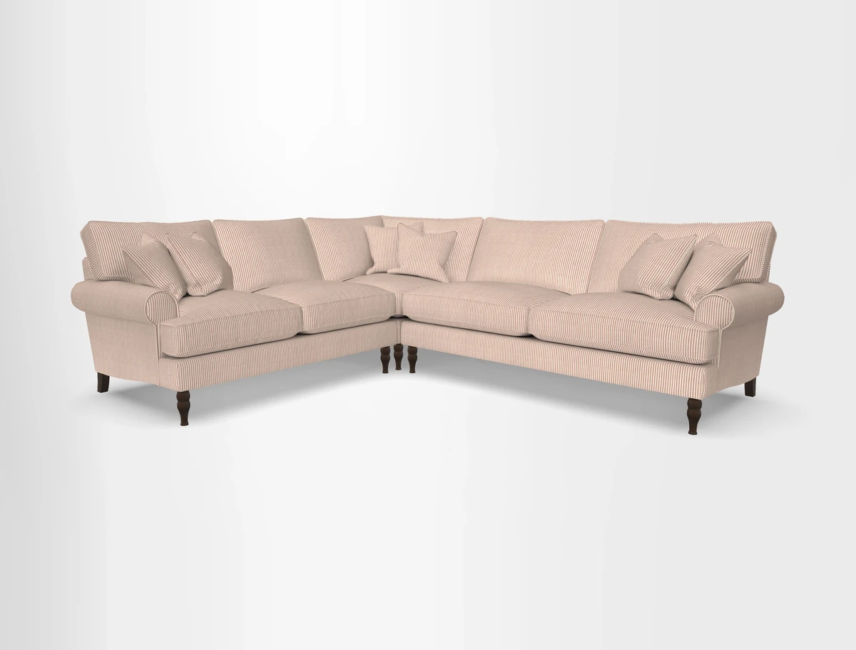 Cooksbridge corner sofa RHF in Cloth 21 Oak Leaf Beech