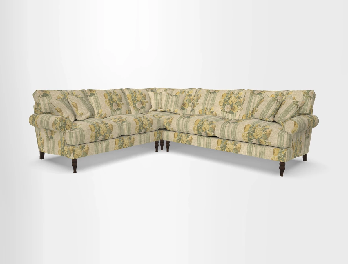 Cooksbridge corner sofa RHF in Cloth 21 Oak Leaf Beech