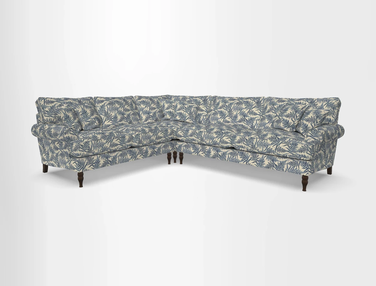 Cooksbridge corner sofa RHF in Cloth 21 Oak Leaf Beech