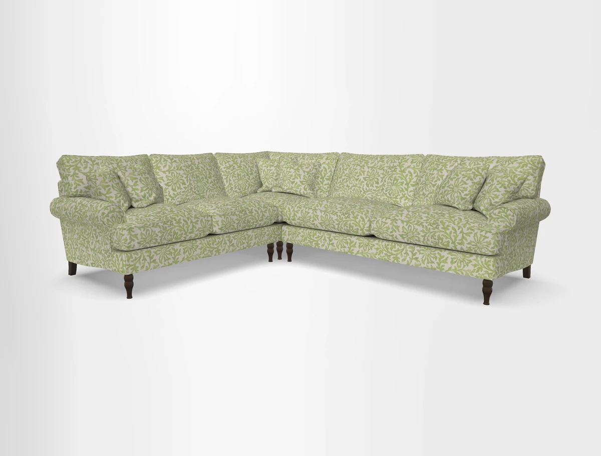 Cooksbridge corner sofa RHF in Cloth 21 Oak Leaf Beech