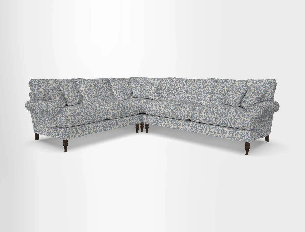 Cooksbridge corner sofa RHF in Cloth 21 Oak Leaf Beech