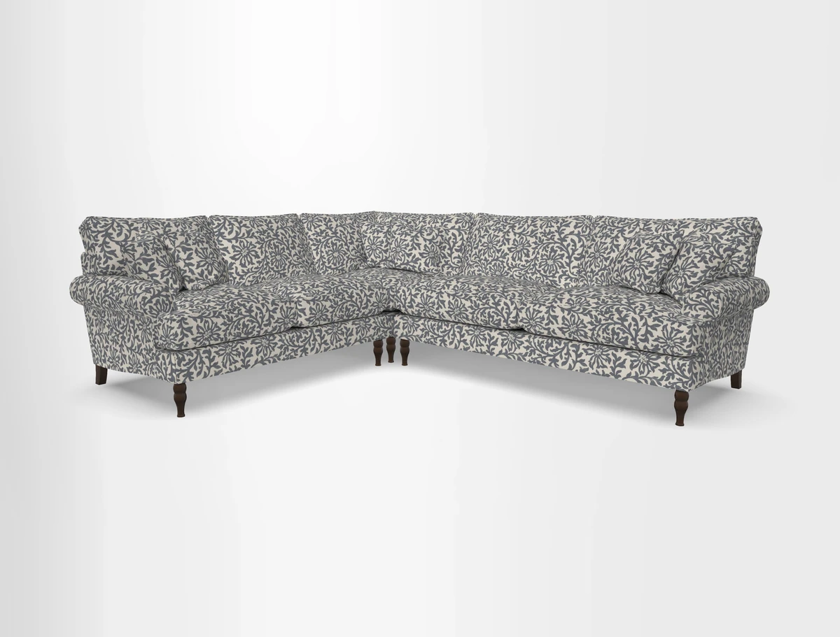 Cooksbridge corner sofa RHF in Cloth 21 Oak Leaf Beech