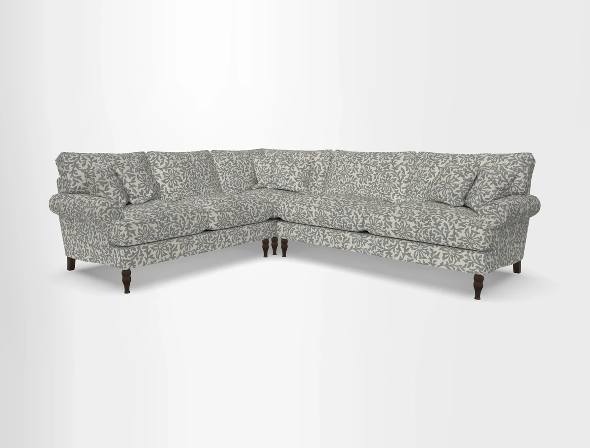 Cooksbridge corner sofa RHF in Cloth 21 Oak Leaf Beech