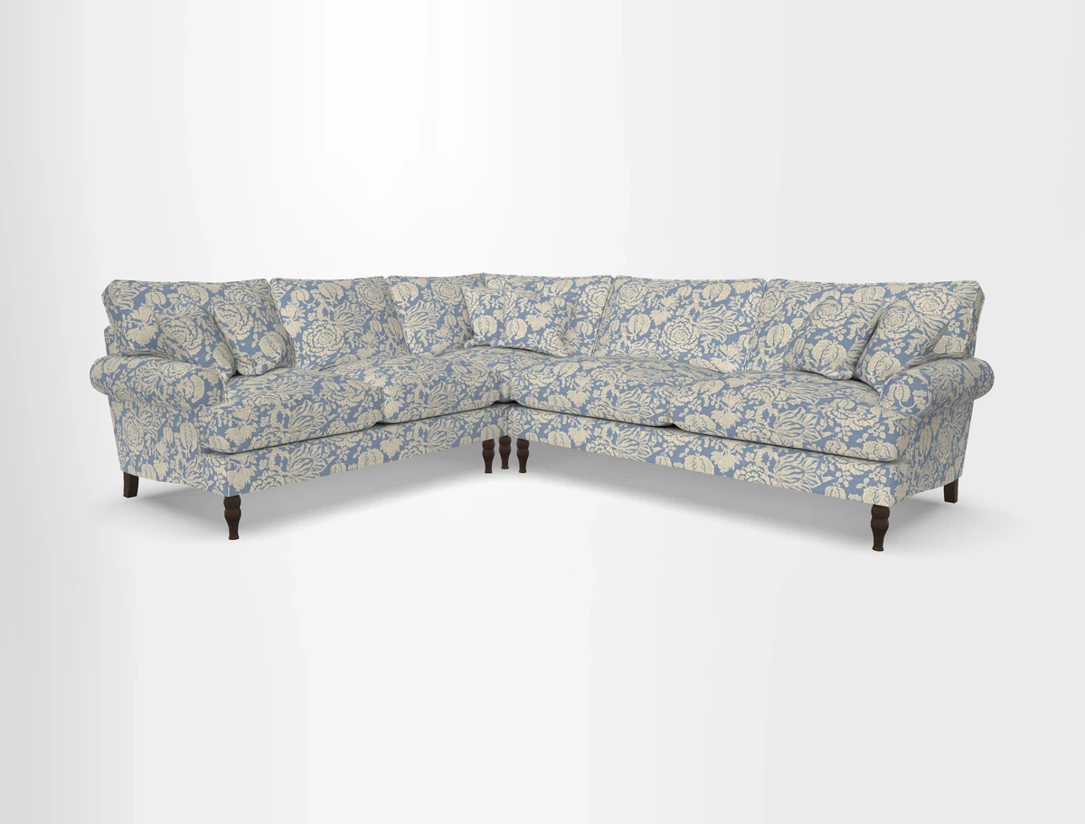Cooksbridge corner sofa RHF in Cloth 21 Oak Leaf Beech