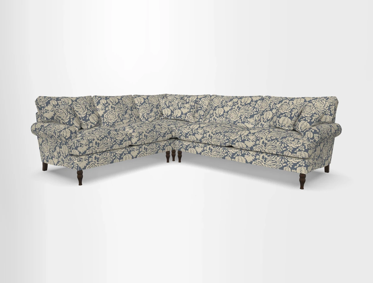 Cooksbridge corner sofa RHF in Cloth 21 Oak Leaf Beech