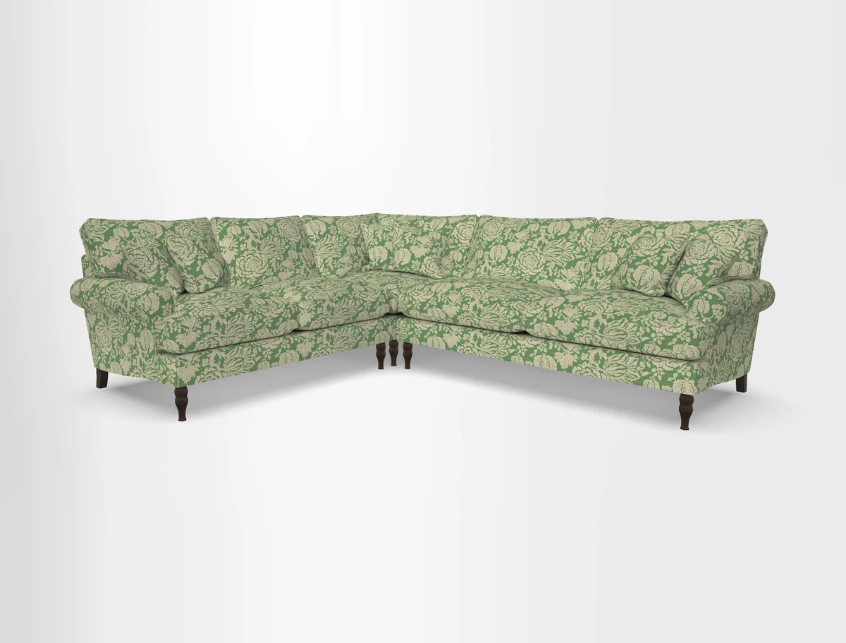 Cooksbridge corner sofa RHF in Cloth 21 Oak Leaf Beech