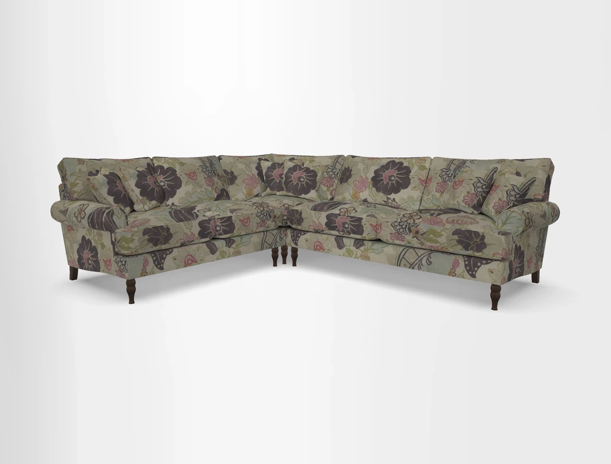 Cooksbridge corner sofa RHF in Cloth 21 Oak Leaf Beech