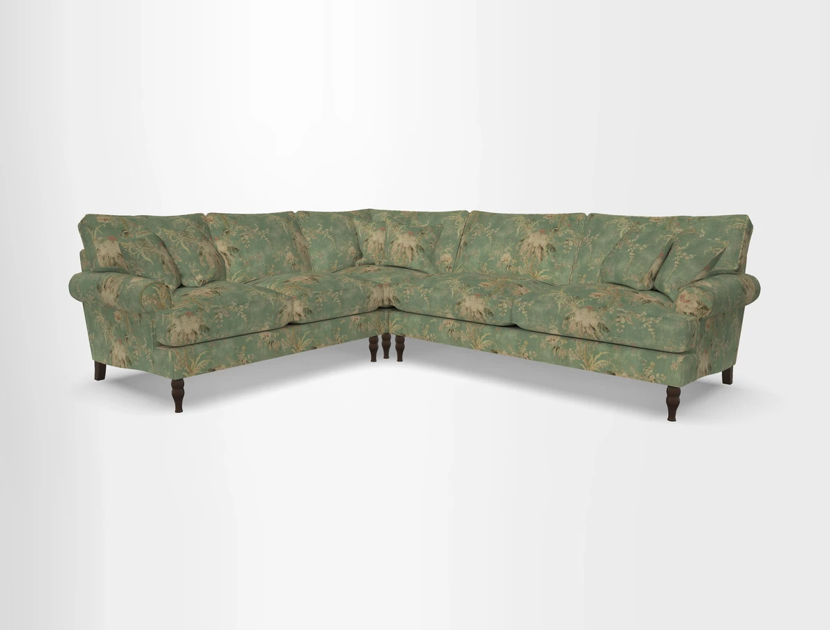 Cooksbridge corner sofa RHF in Cloth 21 Oak Leaf Beech