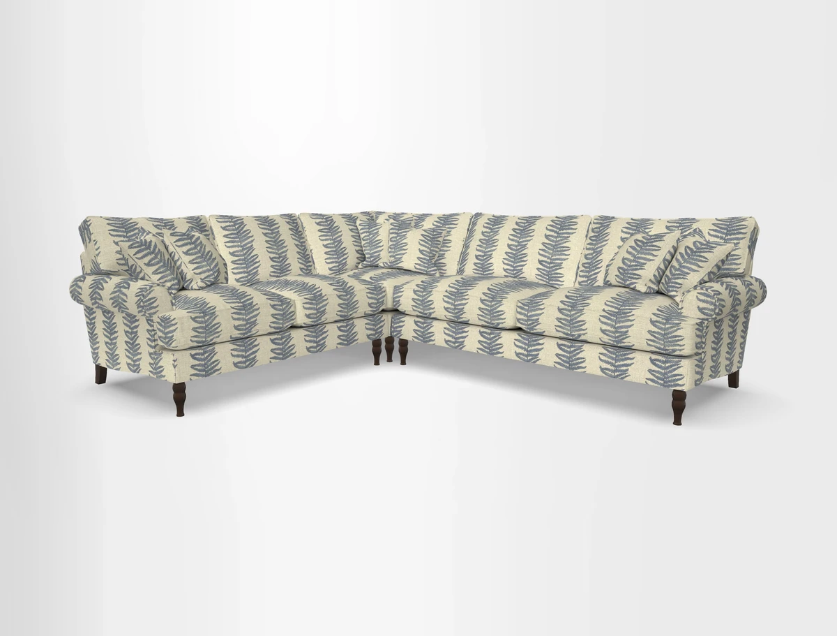 Cooksbridge corner sofa RHF in Cloth 21 Oak Leaf Beech