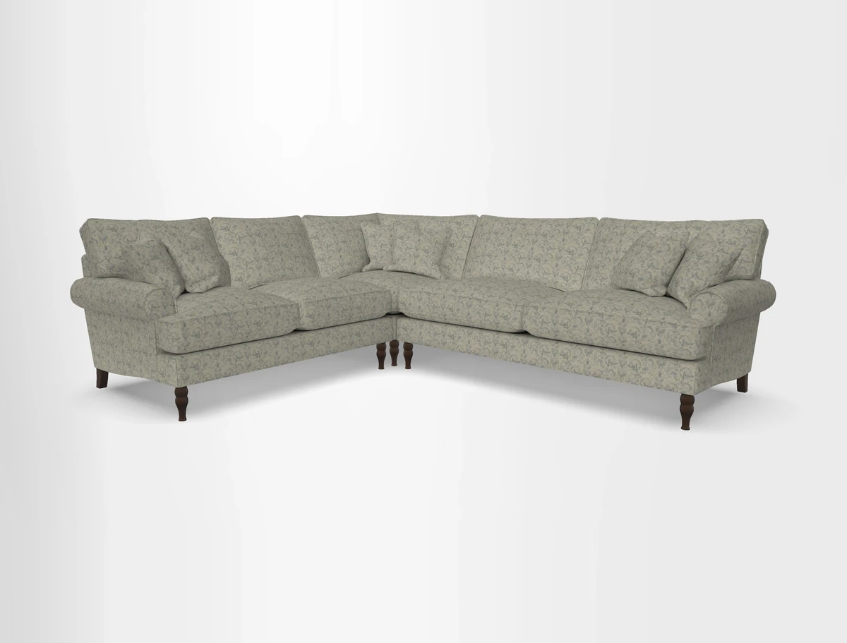 Cooksbridge corner sofa RHF in Cloth 21 Oak Leaf Beech
