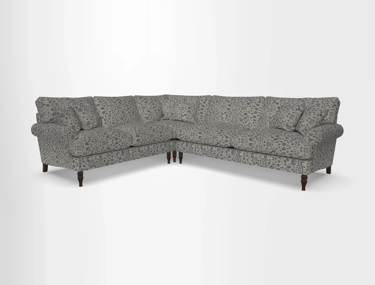 Cooksbridge corner sofa RHF in Cloth 21 Oak Leaf Beech
