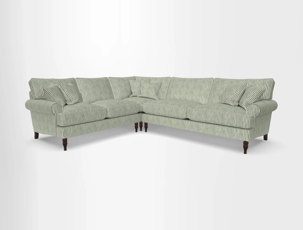 Cooksbridge corner sofa RHF in Cloth 21 Oak Leaf Beech