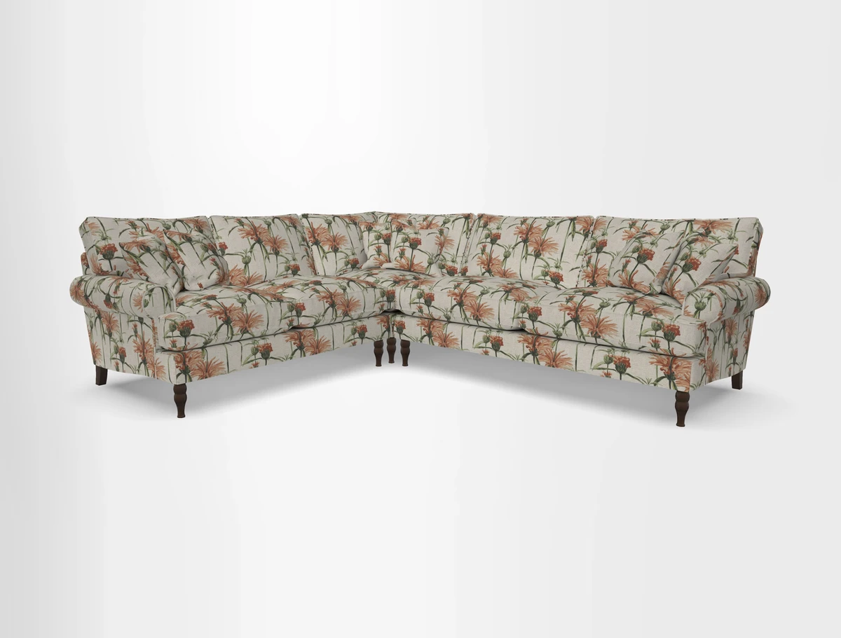 Cooksbridge corner sofa RHF in Cloth 21 Oak Leaf Beech