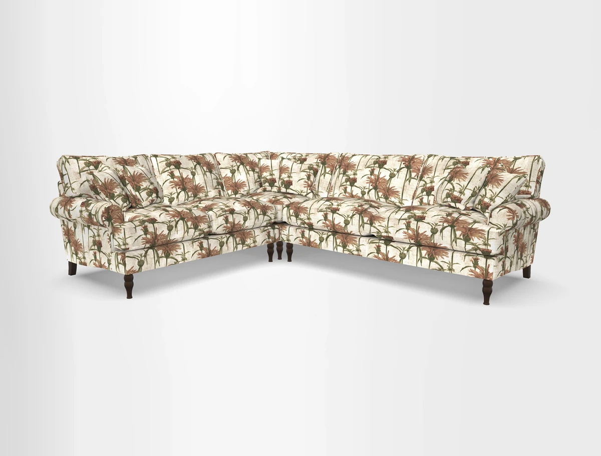 Cooksbridge corner sofa RHF in Cloth 21 Oak Leaf Beech