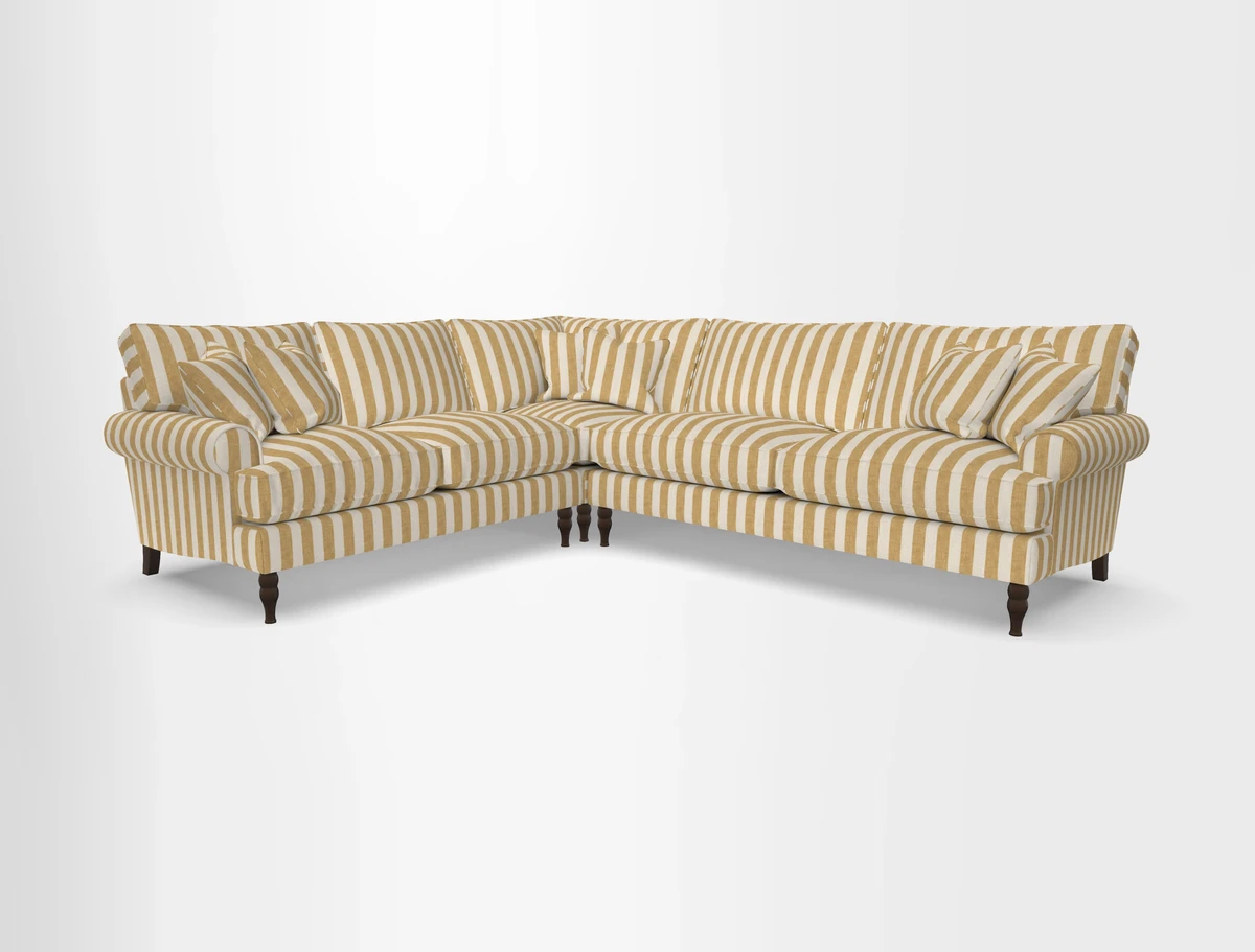 Cooksbridge corner sofa RHF in Cloth 21 Oak Leaf Beech