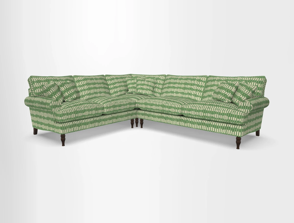 Cooksbridge corner sofa RHF in Cloth 21 Oak Leaf Beech