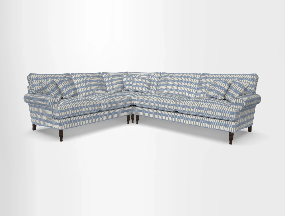 Cooksbridge corner sofa RHF in Cloth 21 Oak Leaf Beech