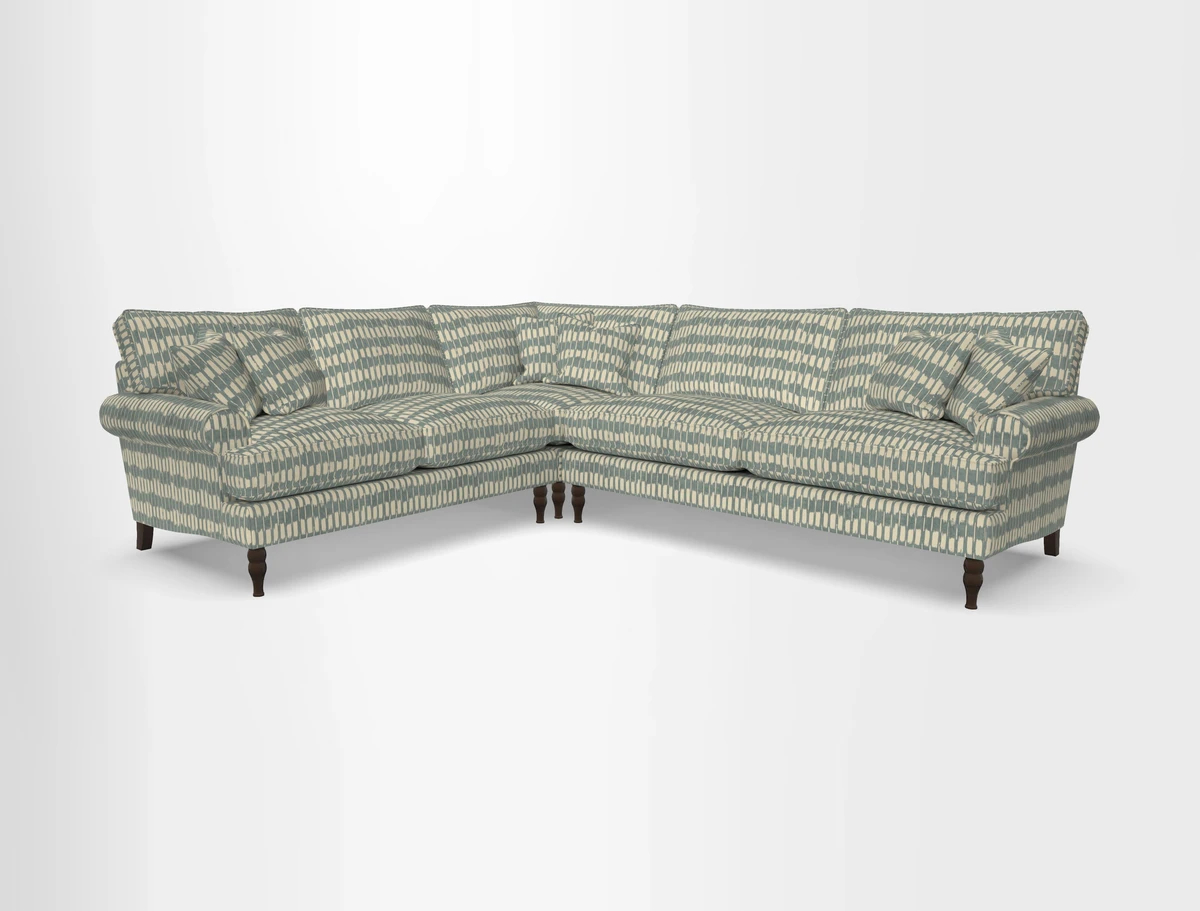 Cooksbridge corner sofa RHF in Cloth 21 Oak Leaf Beech