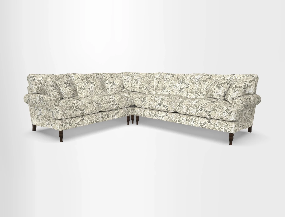Cooksbridge corner sofa RHF in Cloth 21 Oak Leaf Beech