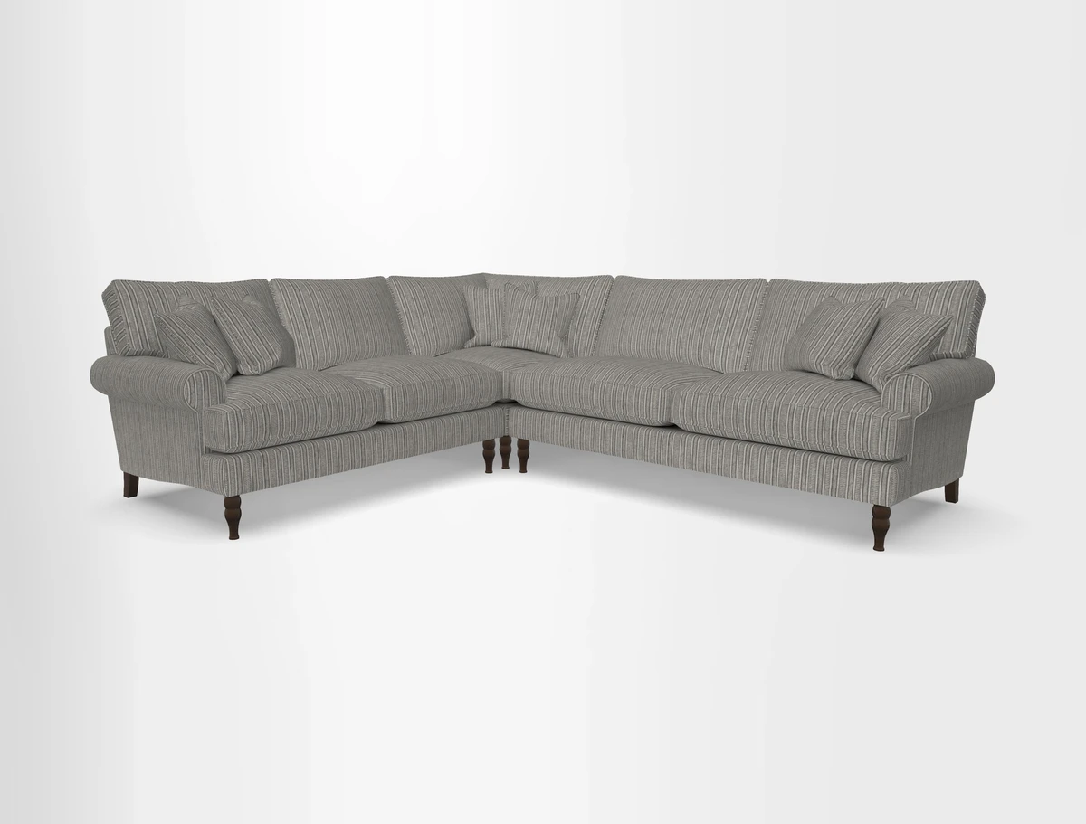 Cooksbridge corner sofa RHF in Cloth 21 Oak Leaf Beech