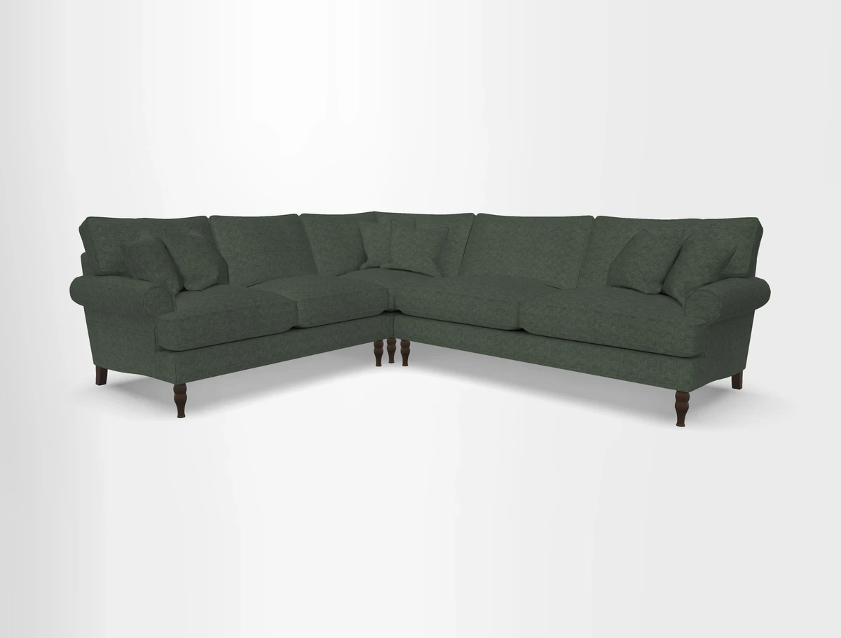 Cooksbridge corner sofa RHF in Cloth 21 Oak Leaf Beech