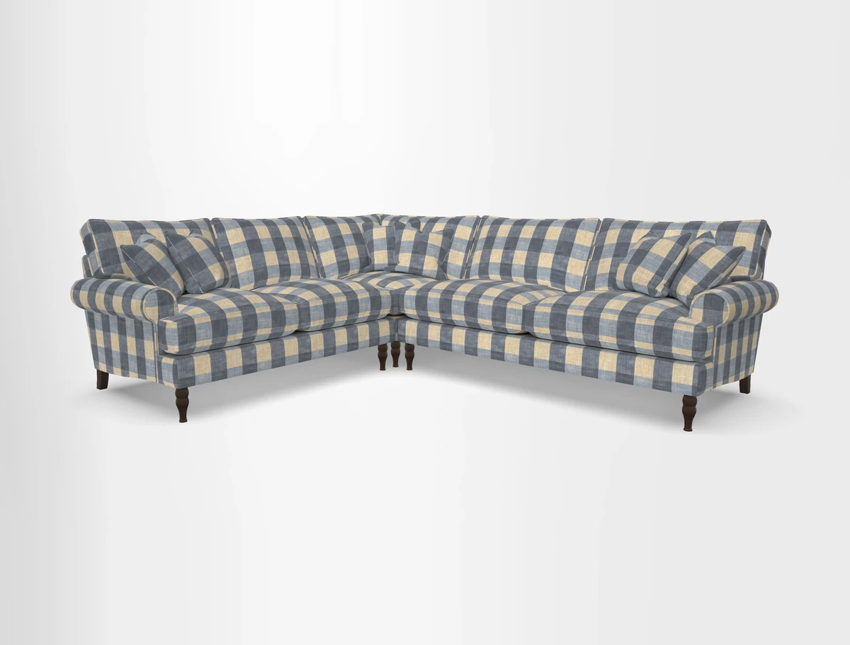 Cooksbridge corner sofa RHF in Cloth 21 Oak Leaf Beech