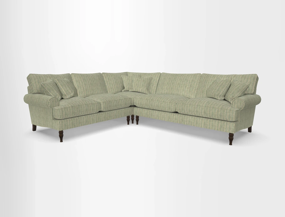 Cooksbridge corner sofa RHF in Cloth 21 Oak Leaf Beech