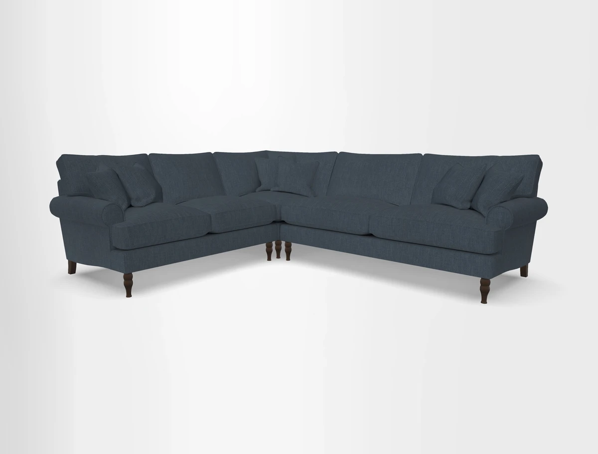 Cooksbridge corner sofa RHF in Cloth 21 Oak Leaf Beech