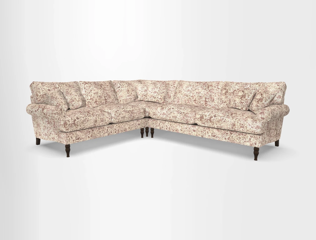 Cooksbridge corner sofa RHF in Cloth 21 Oak Leaf Beech