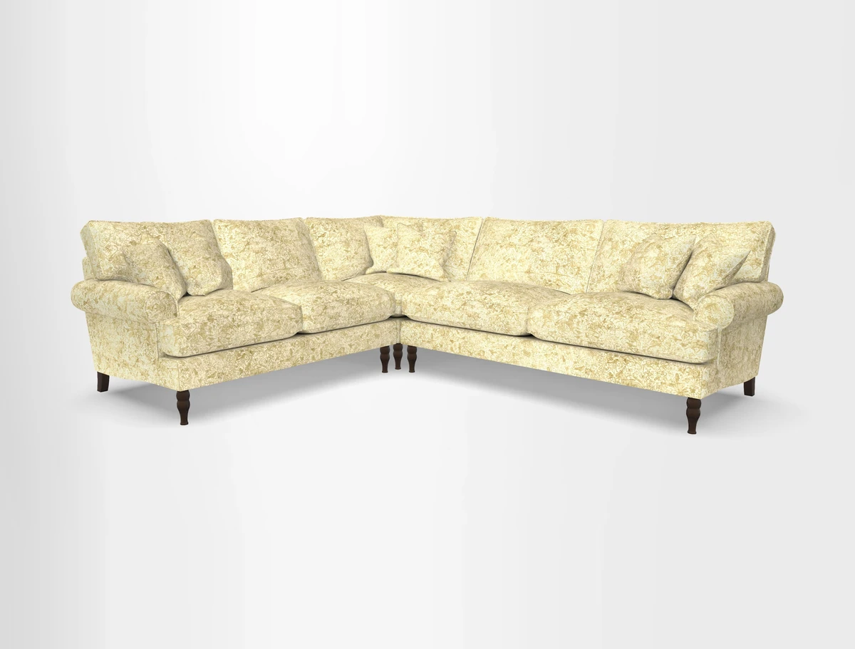 Cooksbridge corner sofa RHF in Cloth 21 Oak Leaf Beech