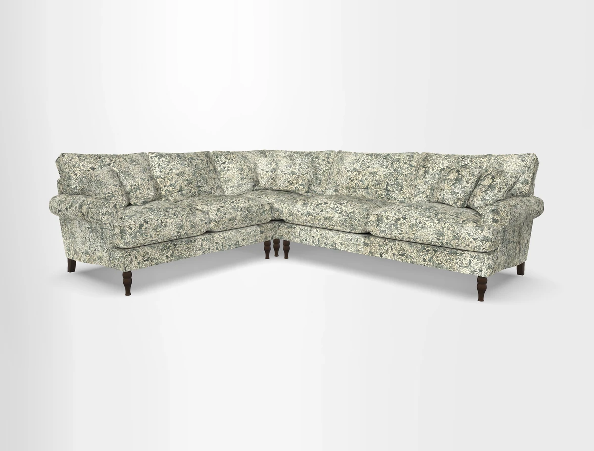 Cooksbridge corner sofa RHF in Cloth 21 Oak Leaf Beech