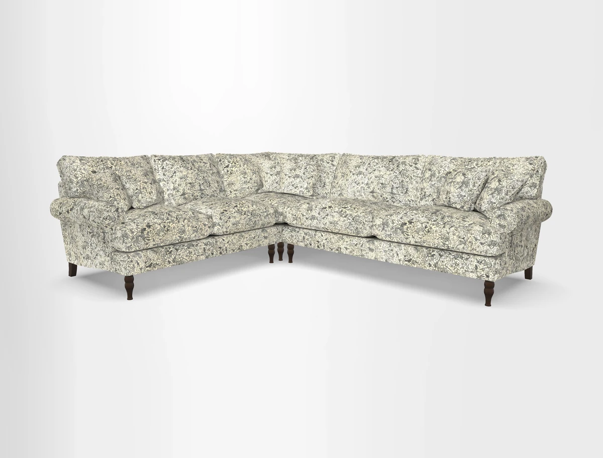 Cooksbridge corner sofa RHF in Cloth 21 Oak Leaf Beech