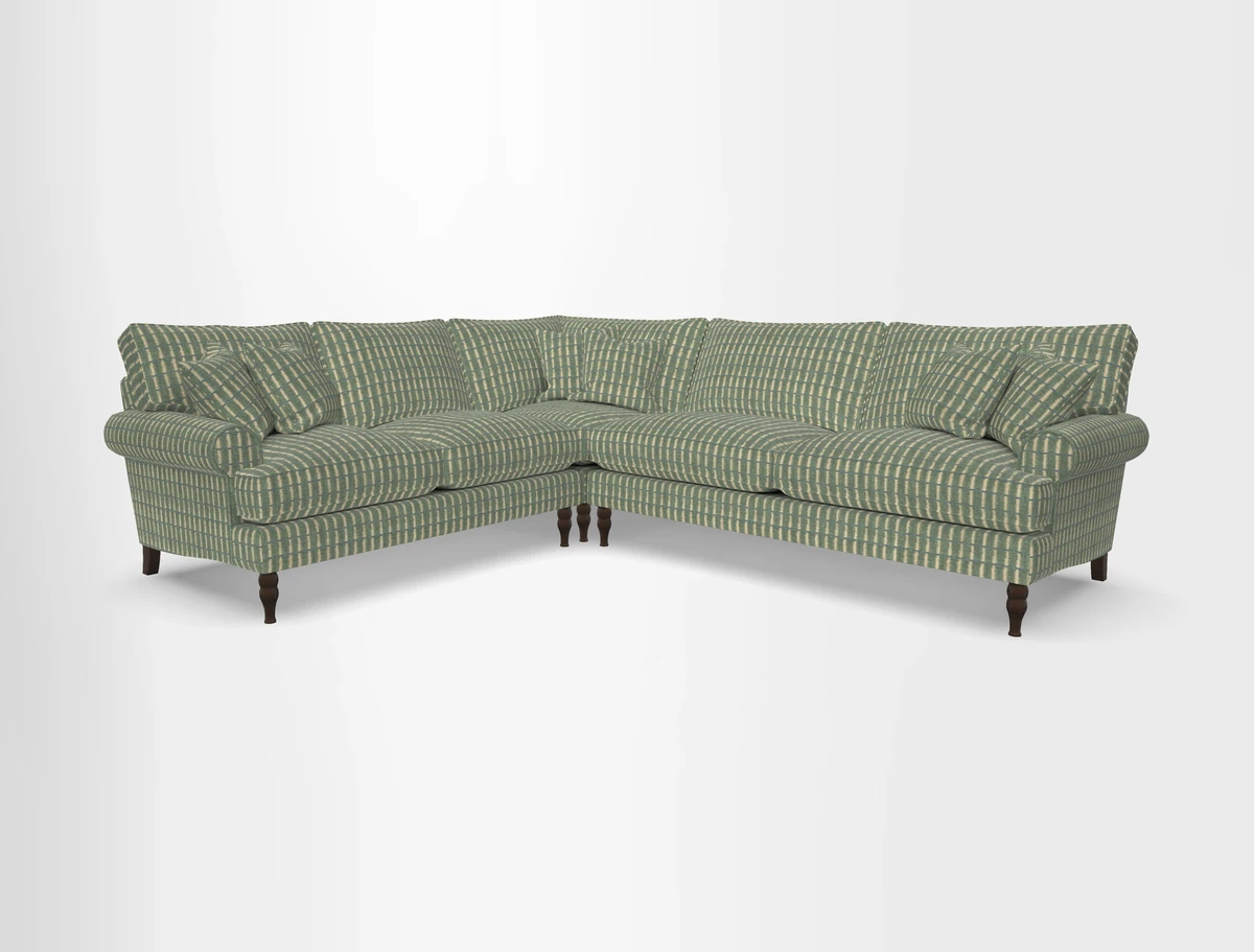 Cooksbridge corner sofa RHF in Cloth 21 Oak Leaf Beech