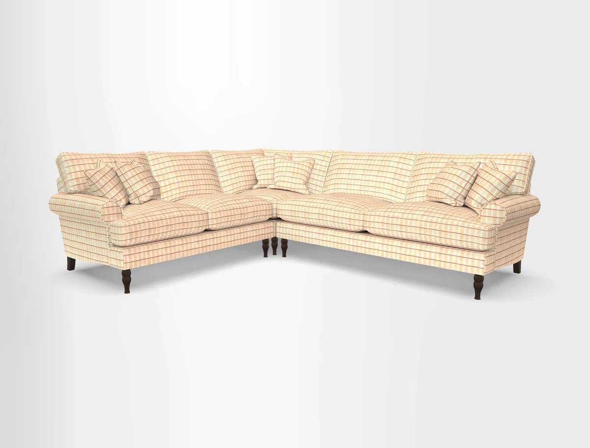 Cooksbridge corner sofa RHF in Cloth 21 Oak Leaf Beech
