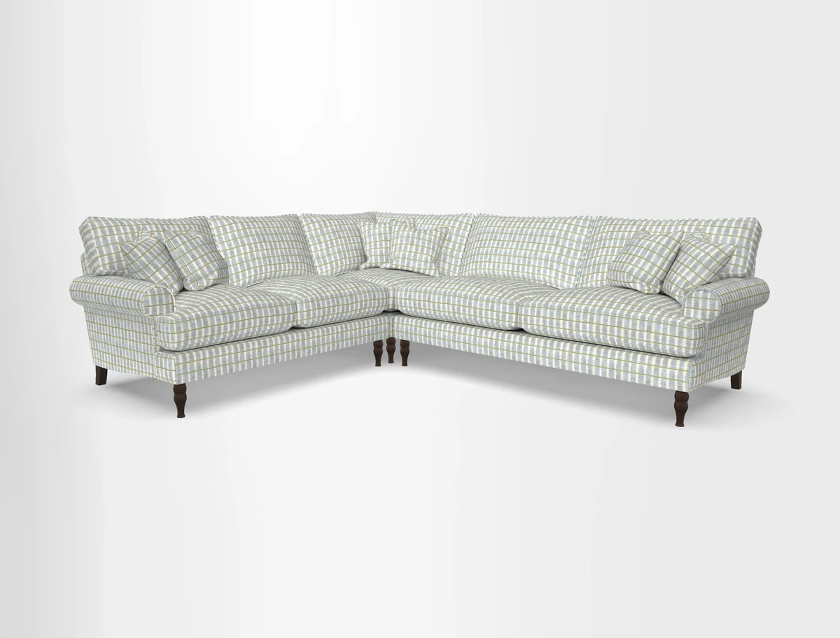Cooksbridge corner sofa RHF in Cloth 21 Oak Leaf Beech