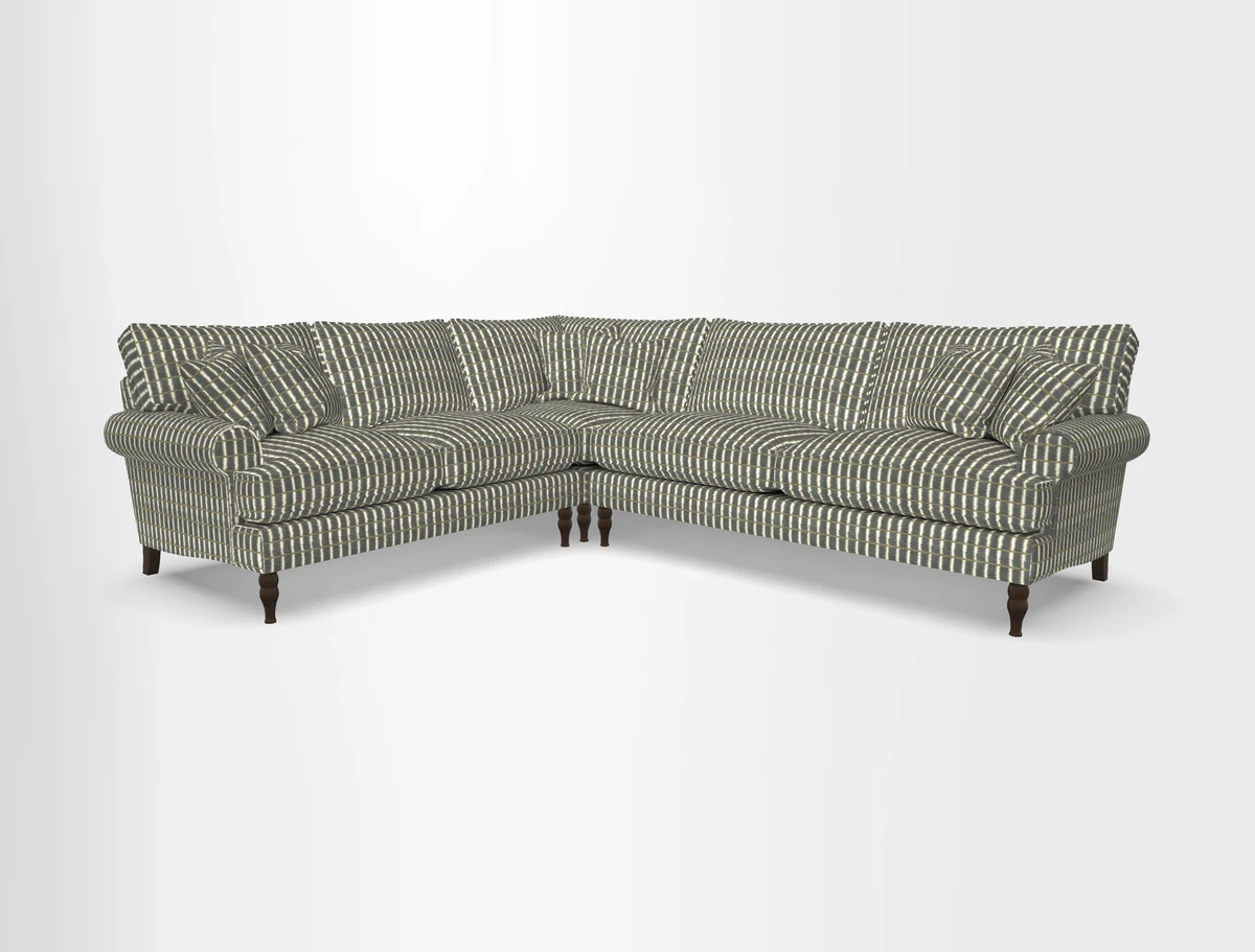 Cooksbridge corner sofa RHF in Cloth 21 Oak Leaf Beech