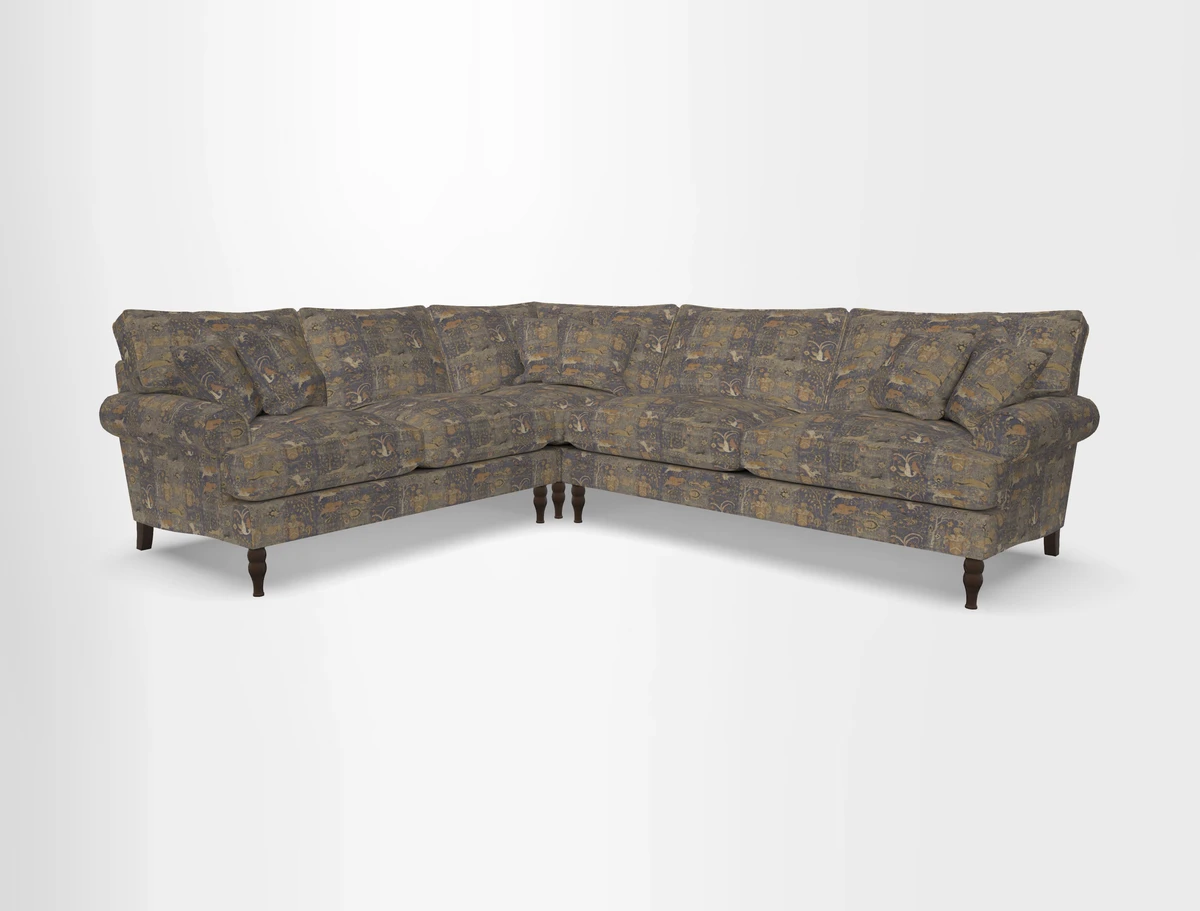 Cooksbridge corner sofa RHF in Cloth 21 Oak Leaf Beech