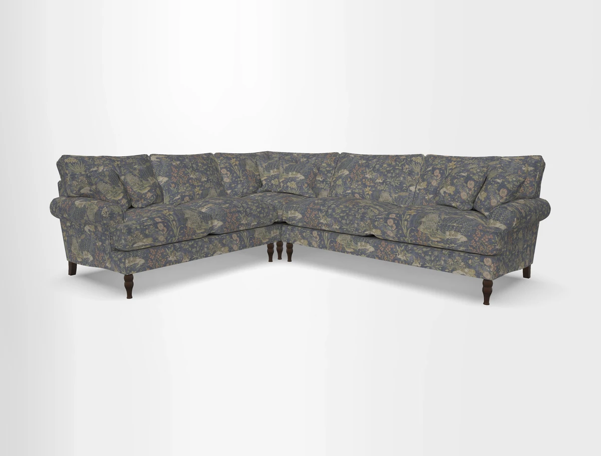 Cooksbridge corner sofa RHF in Cloth 21 Oak Leaf Beech