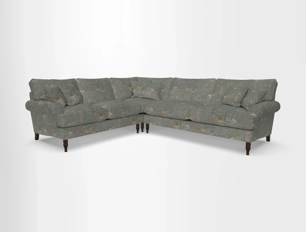 Cooksbridge corner sofa RHF in Cloth 21 Oak Leaf Beech