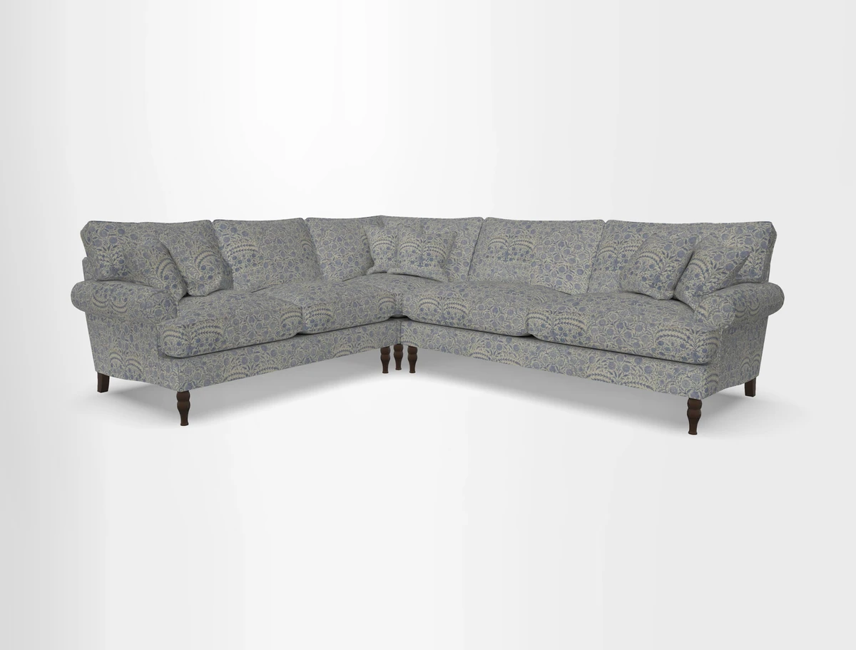 Cooksbridge corner sofa RHF in Cloth 21 Oak Leaf Beech