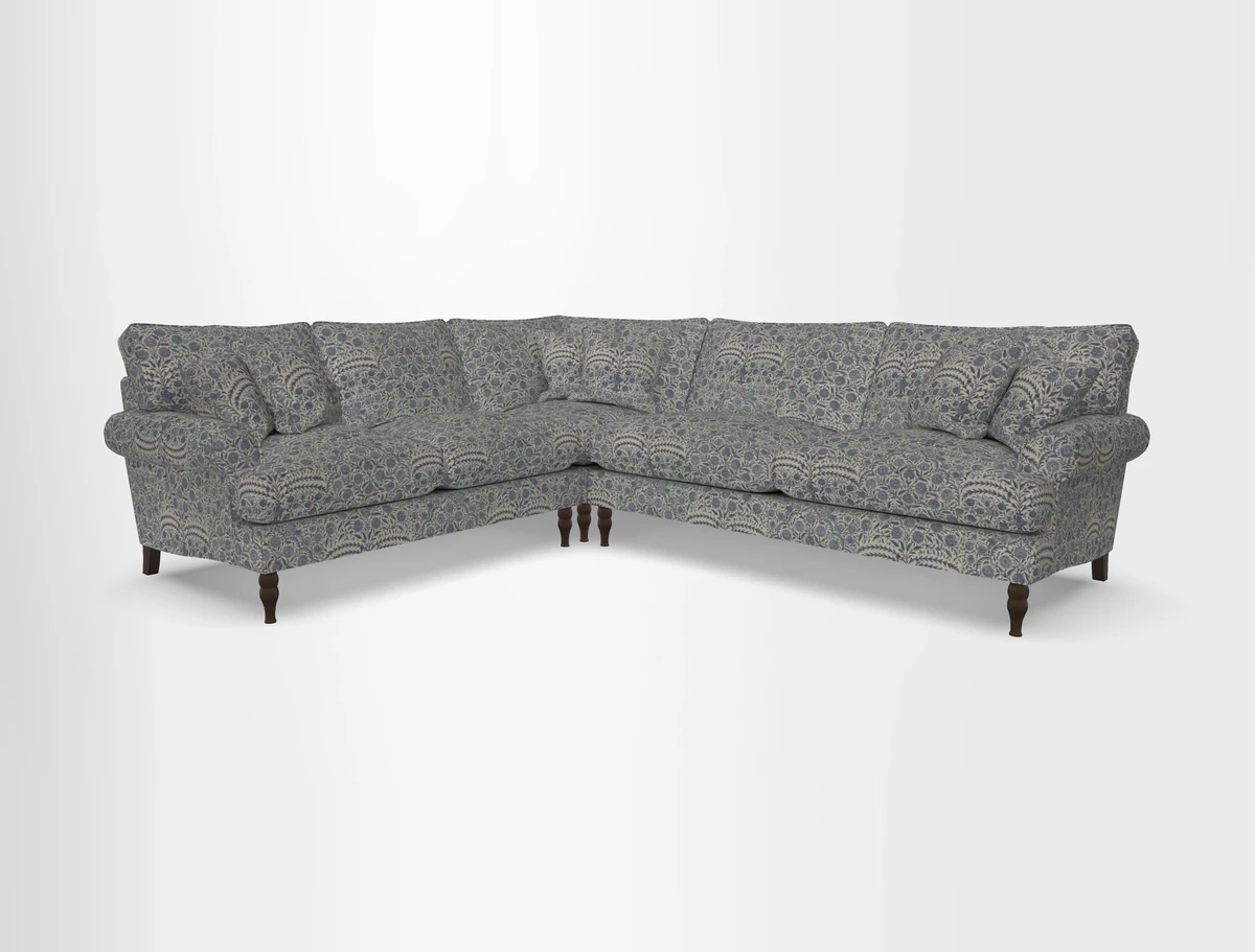 Cooksbridge corner sofa RHF in Cloth 21 Oak Leaf Beech