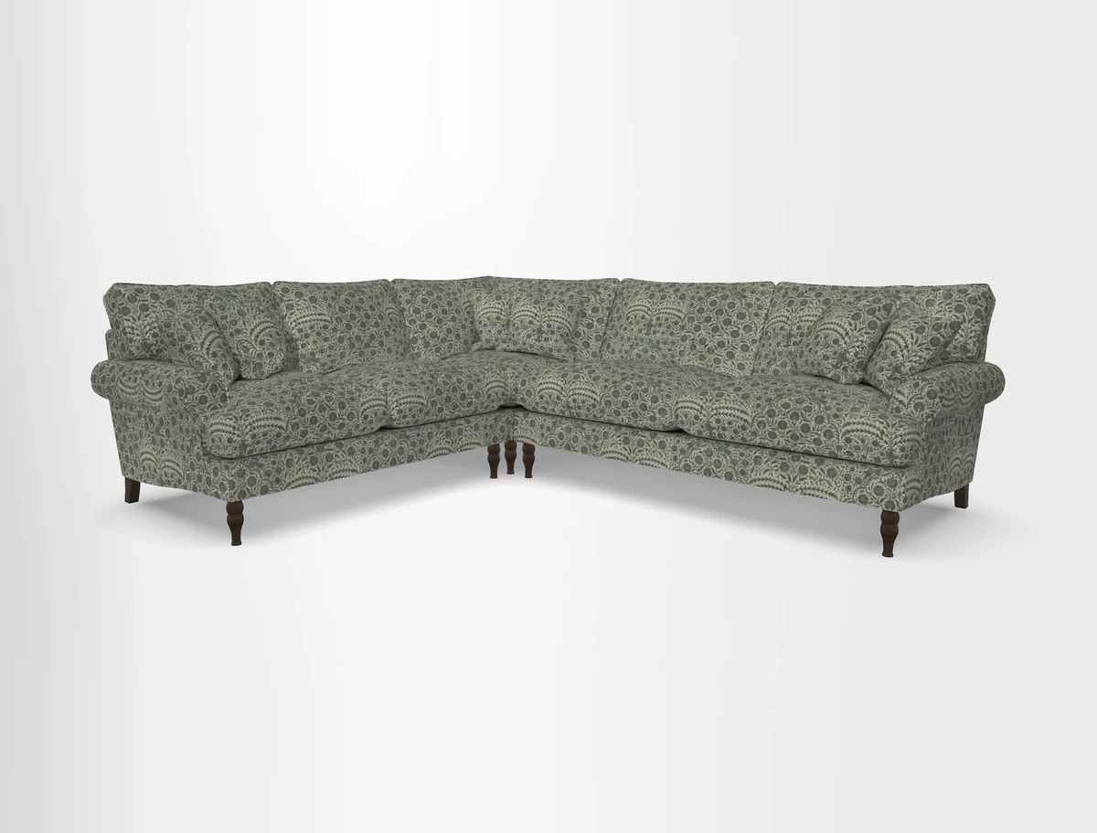 Cooksbridge corner sofa RHF in Cloth 21 Oak Leaf Beech