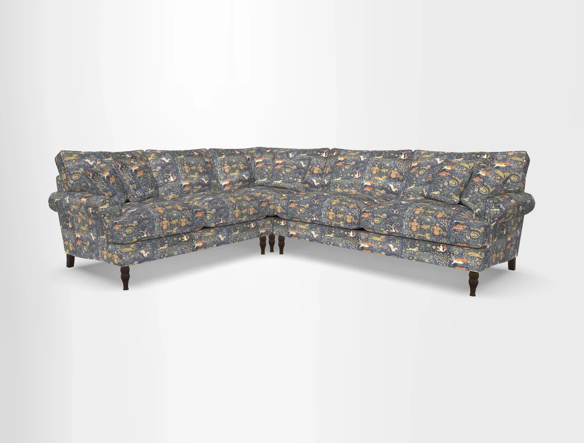 Cooksbridge corner sofa RHF in Cloth 21 Oak Leaf Beech