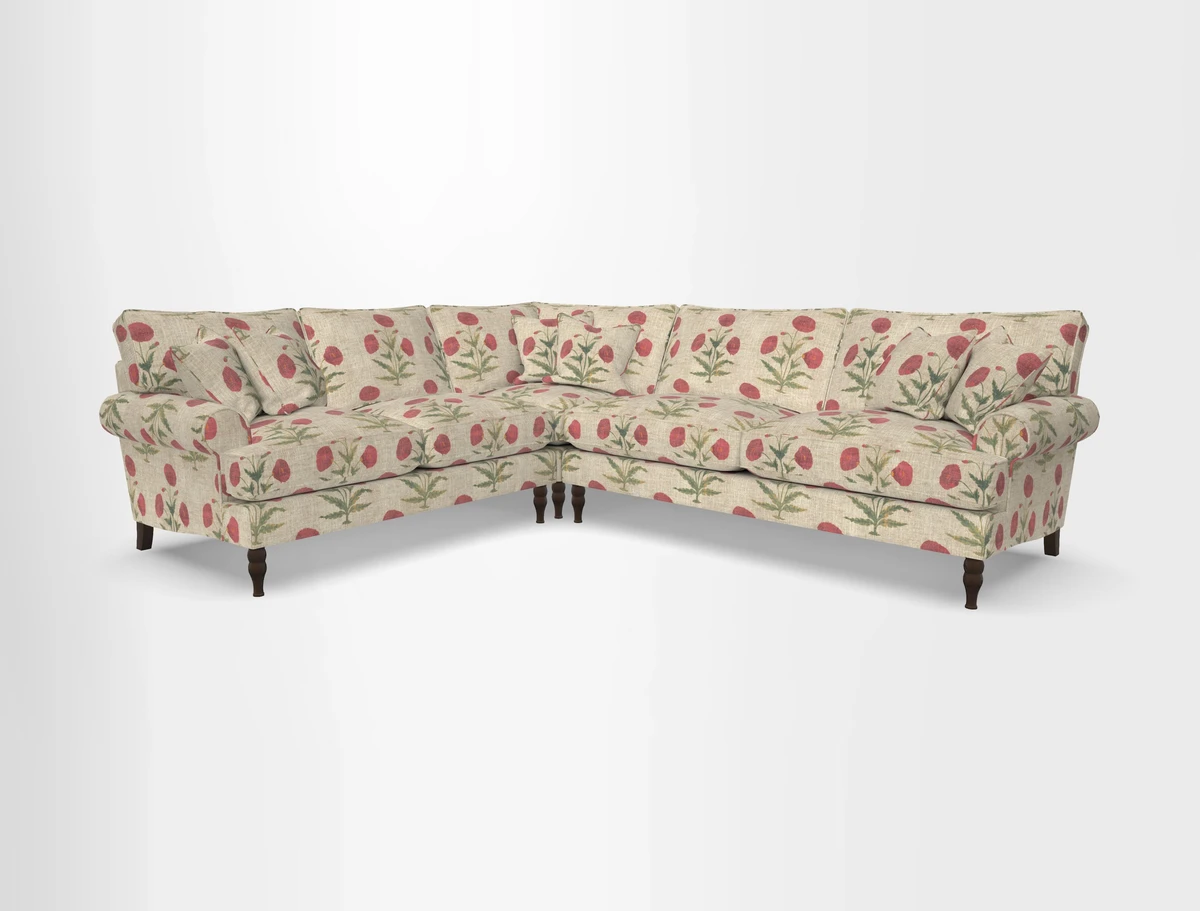 Cooksbridge corner sofa RHF in Cloth 21 Oak Leaf Beech