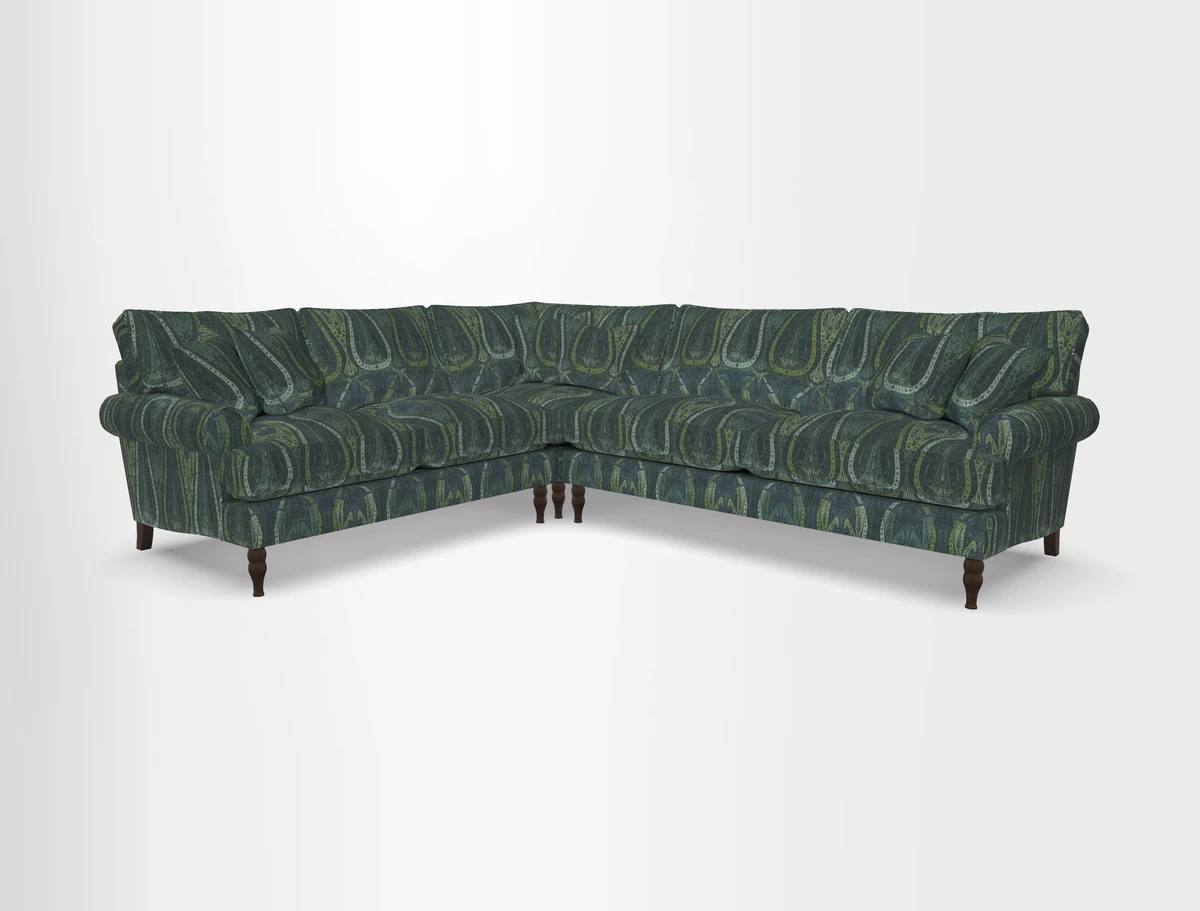 Cooksbridge corner sofa RHF in Cloth 21 Oak Leaf Beech