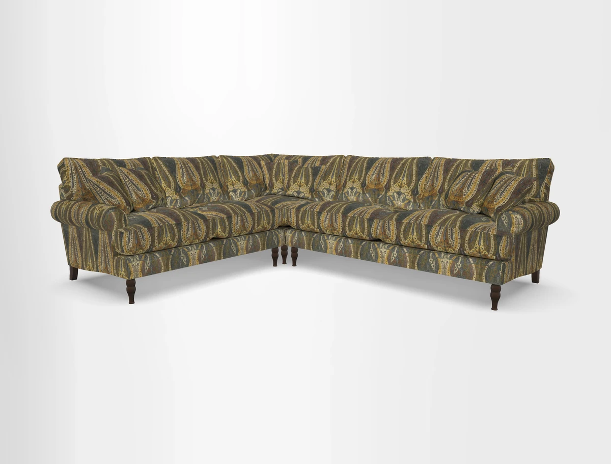 Cooksbridge corner sofa RHF in Cloth 21 Oak Leaf Beech
