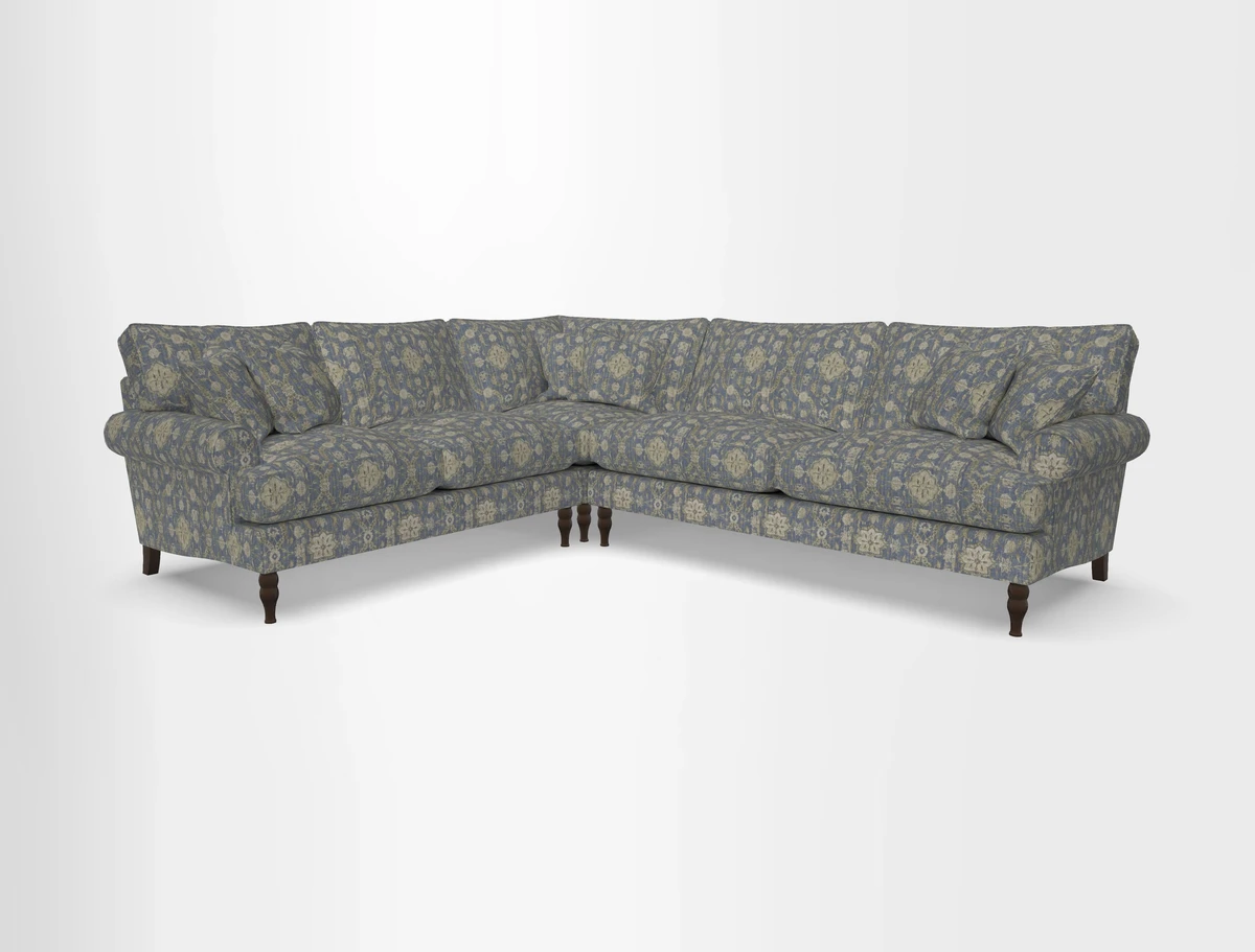 Cooksbridge corner sofa RHF in Cloth 21 Oak Leaf Beech