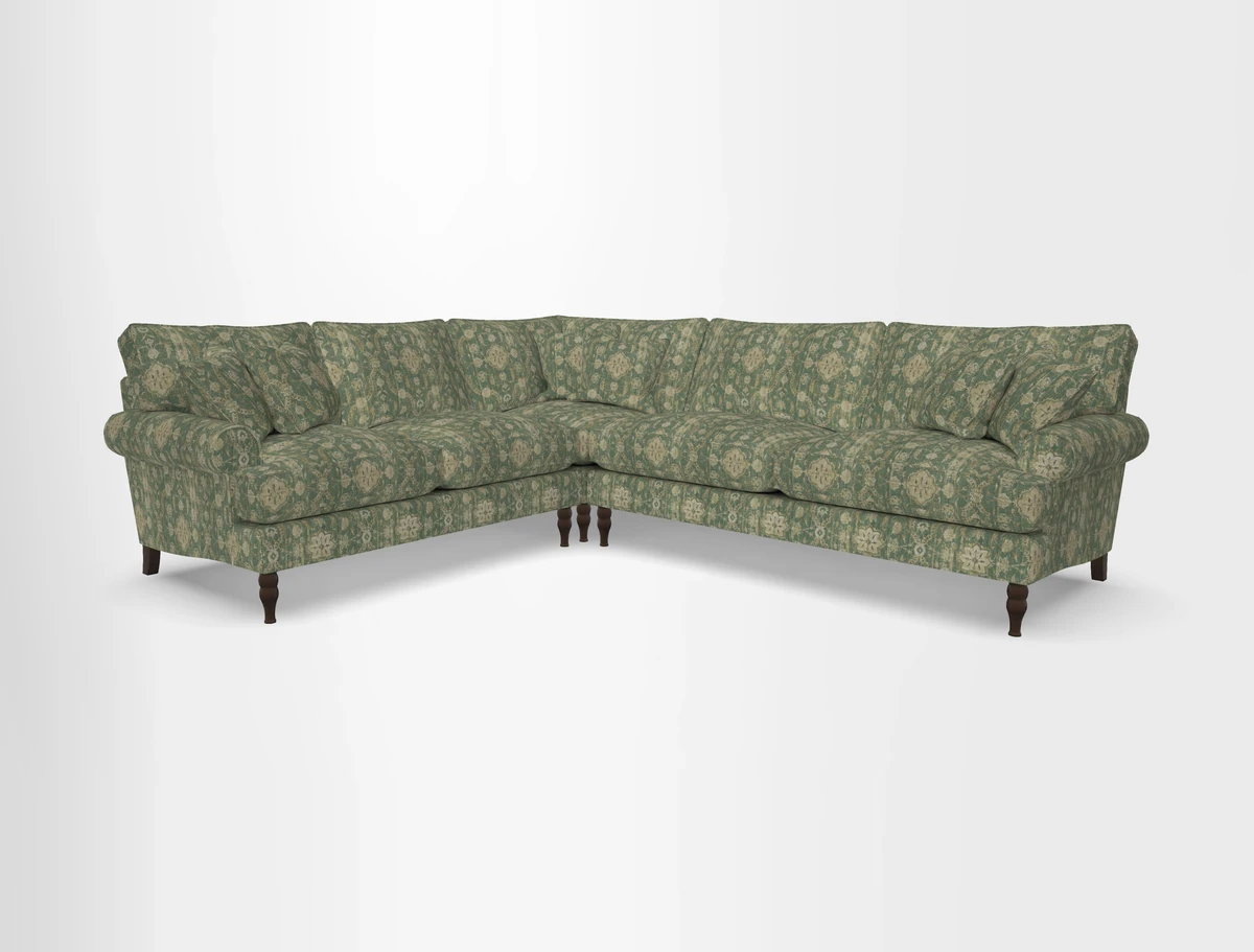 Cooksbridge corner sofa RHF in Cloth 21 Oak Leaf Beech