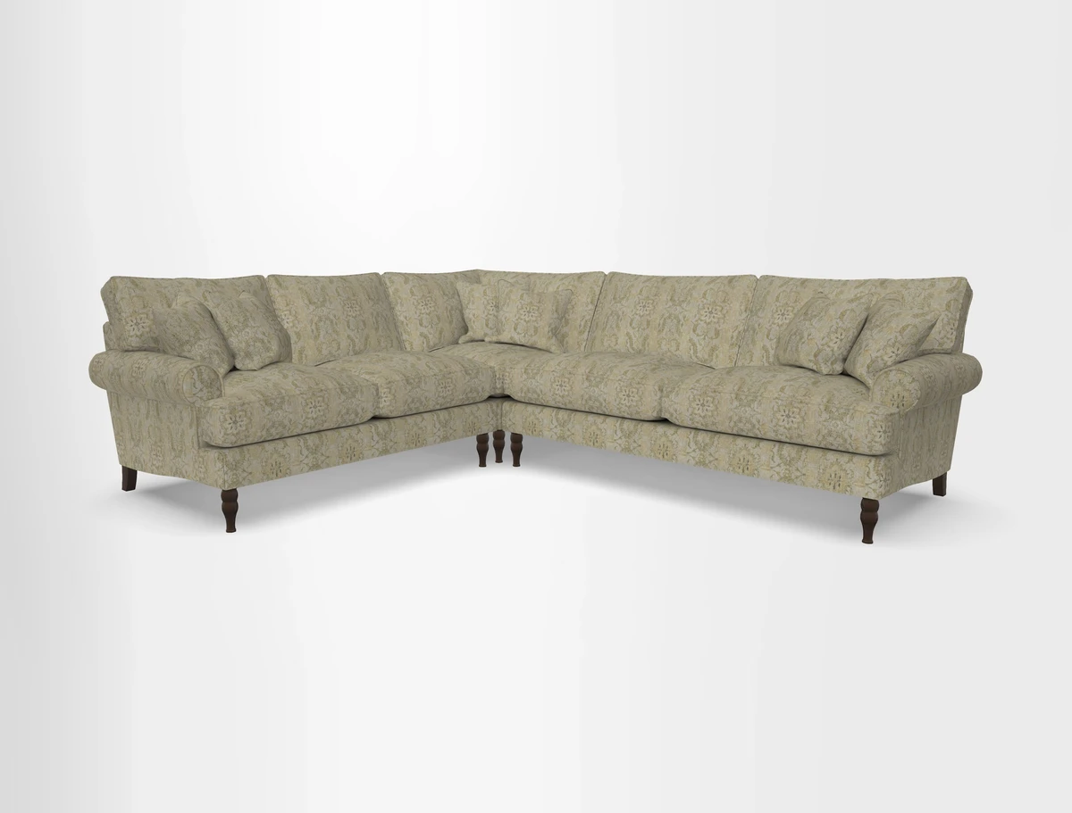 Cooksbridge corner sofa RHF in Cloth 21 Oak Leaf Beech